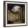 Hubert Robert / The Colosseum, Rome, 1780-1790-Hubert Robert-Framed Giclee Print