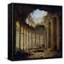 Hubert Robert / The Colosseum, Rome, 1780-1790-Hubert Robert-Framed Stretched Canvas