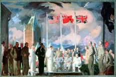 The 1943 Quebec Conference, 1945-Hubert Rogers-Giclee Print