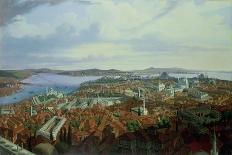 Panorama of Constantinople from the Suleymaniye Camii, 1844-Hubert Sattler-Laminated Giclee Print