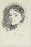 Mrs Thomas Tylston Greg, 1885 (Pencil on Paper)-Hubert von Herkomer-Giclee Print