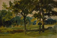 One of the 'Three Landscape Sketches'-Hubert von Herkomer-Giclee Print