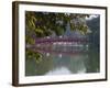 Huc Bridge over Haan Kiem Lake, Vietnam-Keren Su-Framed Photographic Print