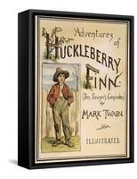 Huck Finn, 1885-Edward Windsor Kemble-Framed Stretched Canvas