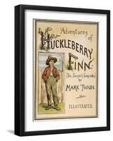 Huck Finn, 1885-Edward Windsor Kemble-Framed Giclee Print