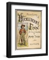 Huck Finn, 1885-Edward Windsor Kemble-Framed Premium Giclee Print