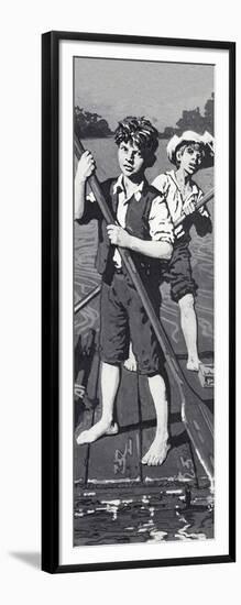 Huckleberry Finn and Tom Sawyer-null-Framed Giclee Print