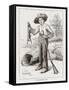 Huckleberry Finn, portrait-Edward Windsor Kemble-Framed Stretched Canvas