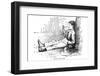 Huckleberry Finn, Smoking-null-Framed Photographic Print