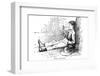 Huckleberry Finn, Smoking-null-Framed Photographic Print