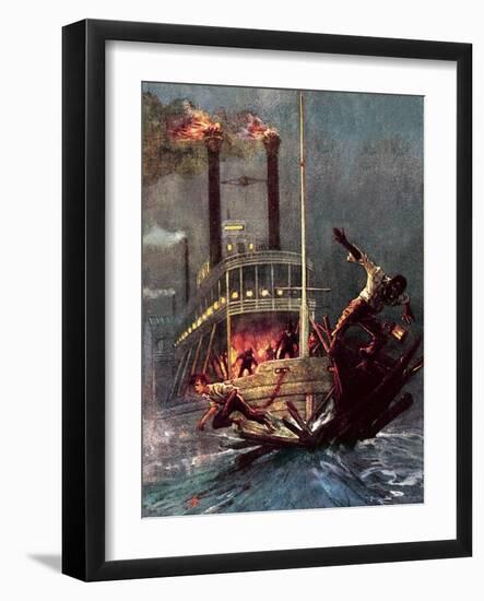 Huckleberry Finn-John Millar Watt-Framed Giclee Print