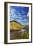 Huckleberry Mountain and The North Fork of the Flathead River in autumn in Glacier NP, Montana-Chuck Haney-Framed Photographic Print