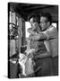 HUD, 1963 directed by MARTIN RITT Paricia Neal / Paul Newman (b/w photo)-null-Stretched Canvas