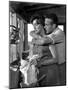 HUD, 1963 directed by MARTIN RITT Paricia Neal / Paul Newman (b/w photo)-null-Mounted Photo