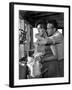 HUD, 1963 directed by MARTIN RITT Paricia Neal / Paul Newman (b/w photo)-null-Framed Photo