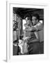 HUD, 1963 directed by MARTIN RITT Paricia Neal / Paul Newman (b/w photo)-null-Framed Photo