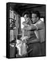 HUD, 1963 directed by MARTIN RITT Paricia Neal / Paul Newman (b/w photo)-null-Framed Stretched Canvas