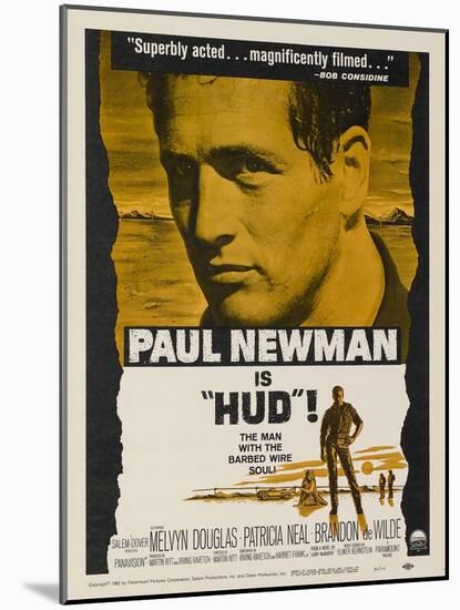 Hud, 1963-null-Mounted Art Print