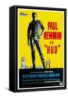 Hud, German Movie Poster, 1963-null-Framed Stretched Canvas