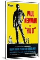 Hud, German Movie Poster, 1963-null-Mounted Art Print