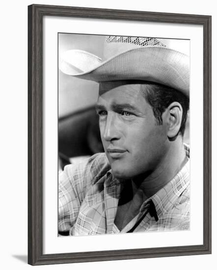 Hud, Paul Newman, 1963-null-Framed Photo