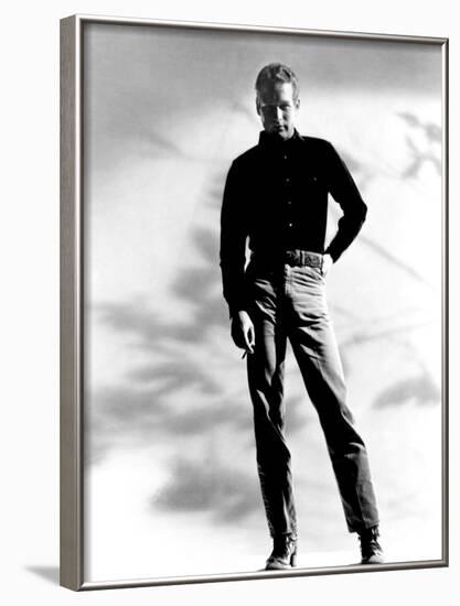 Hud, Paul Newman, 1963-null-Framed Photo