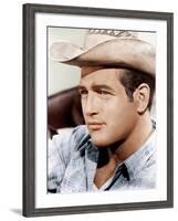 Hud, Paul Newman, 1963-null-Framed Photo