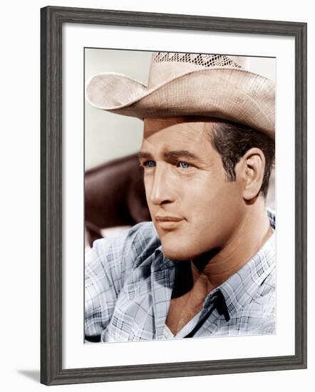 Hud, Paul Newman, 1963-null-Framed Photo