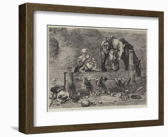 Hudibras and Ralpho in the Stocks-John Pettie-Framed Giclee Print
