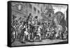 Hudibras by William Hogarth-William Hogarth-Framed Stretched Canvas