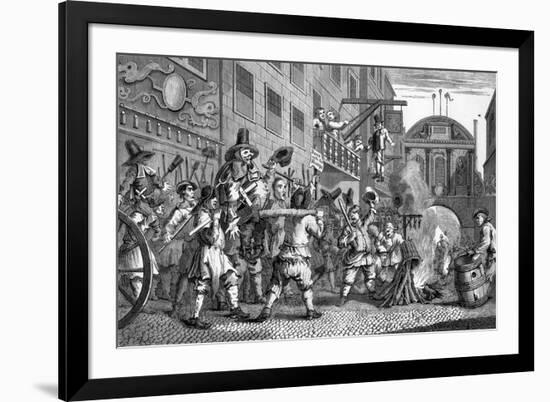 Hudibras by William Hogarth-William Hogarth-Framed Giclee Print