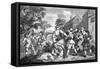 Hudibras by William Hogarth-William Hogarth-Framed Stretched Canvas