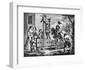 Hudibras by William Hogarth-William Hogarth-Framed Giclee Print