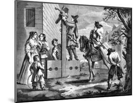 Hudibras by William Hogarth-William Hogarth-Mounted Giclee Print