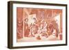 Hudibras catechised, engraving by Hogarth-William Hogarth-Framed Giclee Print