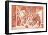 Hudibras catechised, engraving by Hogarth-William Hogarth-Framed Giclee Print