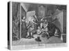 Hudibras Catechiz'D, Plate Iv, from 'Hudibras' by Samuel Butler, 1726-William Hogarth-Stretched Canvas