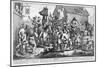 Hudibras Encounters the Skimmington, from 'Hudibras', by Samuel Butler, 1726-William Hogarth-Mounted Giclee Print
