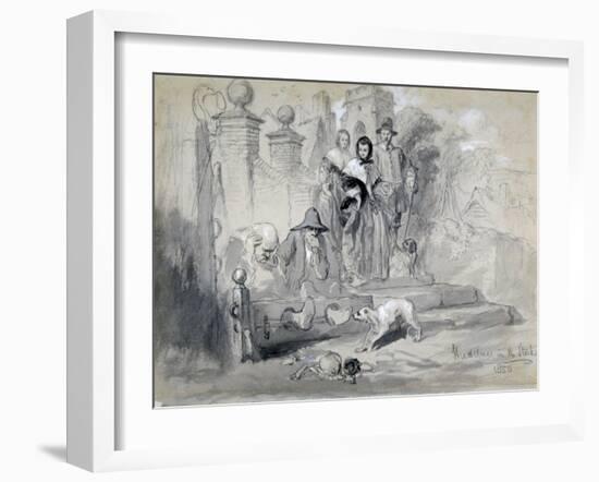 Hudibras in the Stocks, 1850-John Gilbert-Framed Giclee Print