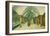 Hudson and Manhattan Subway Terminal, New York, 1909-Pierre P. Pullis-Framed Giclee Print