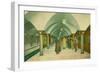 Hudson and Manhattan Subway Terminal, New York, 1909-Pierre P. Pullis-Framed Giclee Print