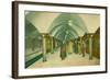 Hudson and Manhattan Subway Terminal, New York, 1909-Pierre P. Pullis-Framed Giclee Print