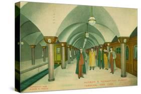 Hudson and Manhattan Subway Terminal, New York, 1909-Pierre P. Pullis-Stretched Canvas