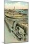 Hudson and Manhattan Tube, New York City-null-Mounted Art Print