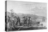 Hudson and Mohicans 1609-Seth Eastman-Stretched Canvas