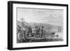 Hudson and Mohicans 1609-Seth Eastman-Framed Art Print