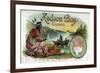 Hudson Bay Brand Cigar Inner Box Label, Native American-Lantern Press-Framed Art Print