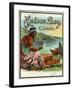 Hudson Bay Brand Cigar Outer Box Label, Native American-Lantern Press-Framed Art Print