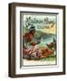 Hudson Bay Brand Cigar Outer Box Label, Native American-Lantern Press-Framed Art Print