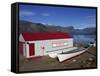 Hudson Bay Company Building, Pangnitung, Baffin Island, Canadian Arctic, Canada, North America-Alison Wright-Framed Stretched Canvas